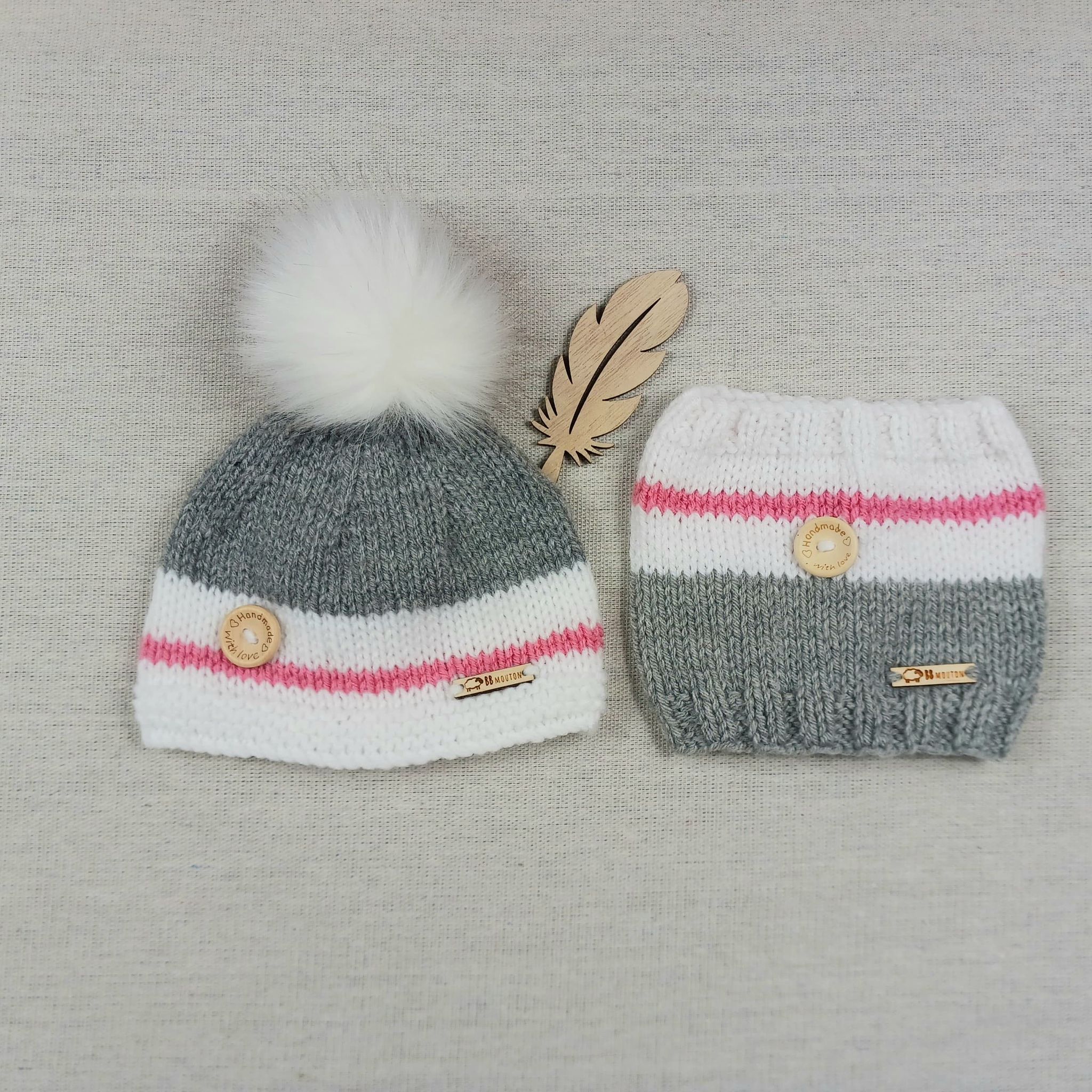 TUQUES À OREILLES MI-SAISON ENFANT, GRIS (0 À 6 ANS)